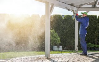 how long to wait after pressure washing before painting
