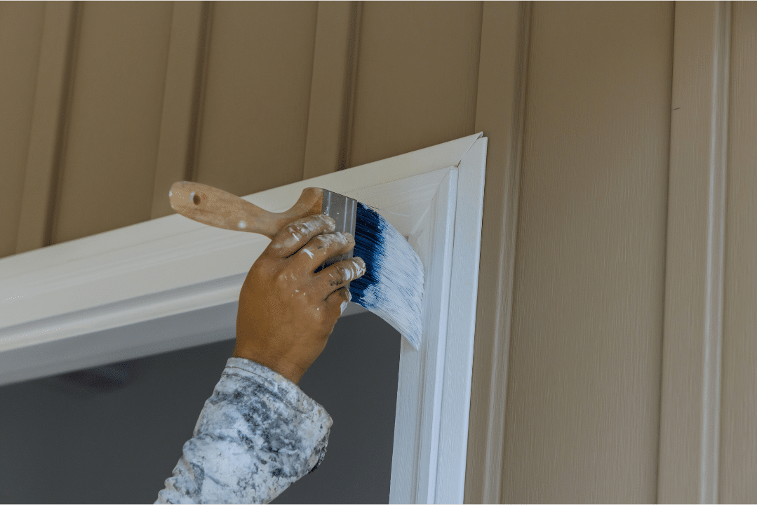 how to paint trim